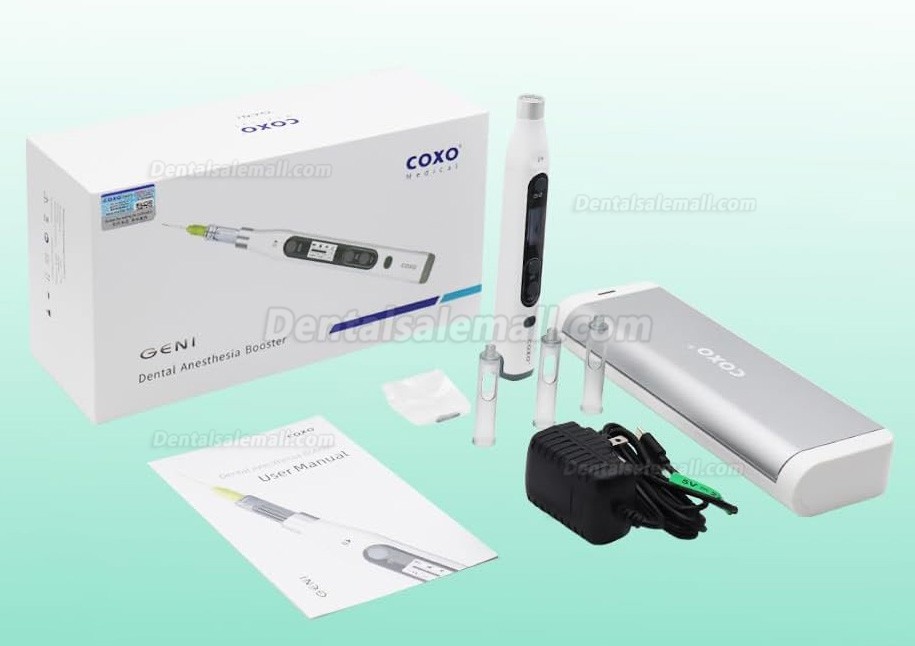 COXO GENI Handheld Wireless Dental Anesthesia Booster with 3 Adjustable Speeds